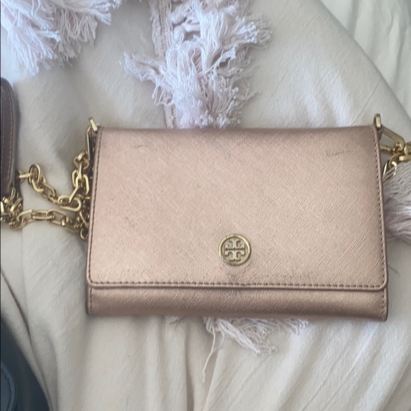 COPY - Tory Burch Rose Gold Crossbody - Picture 1 of 4